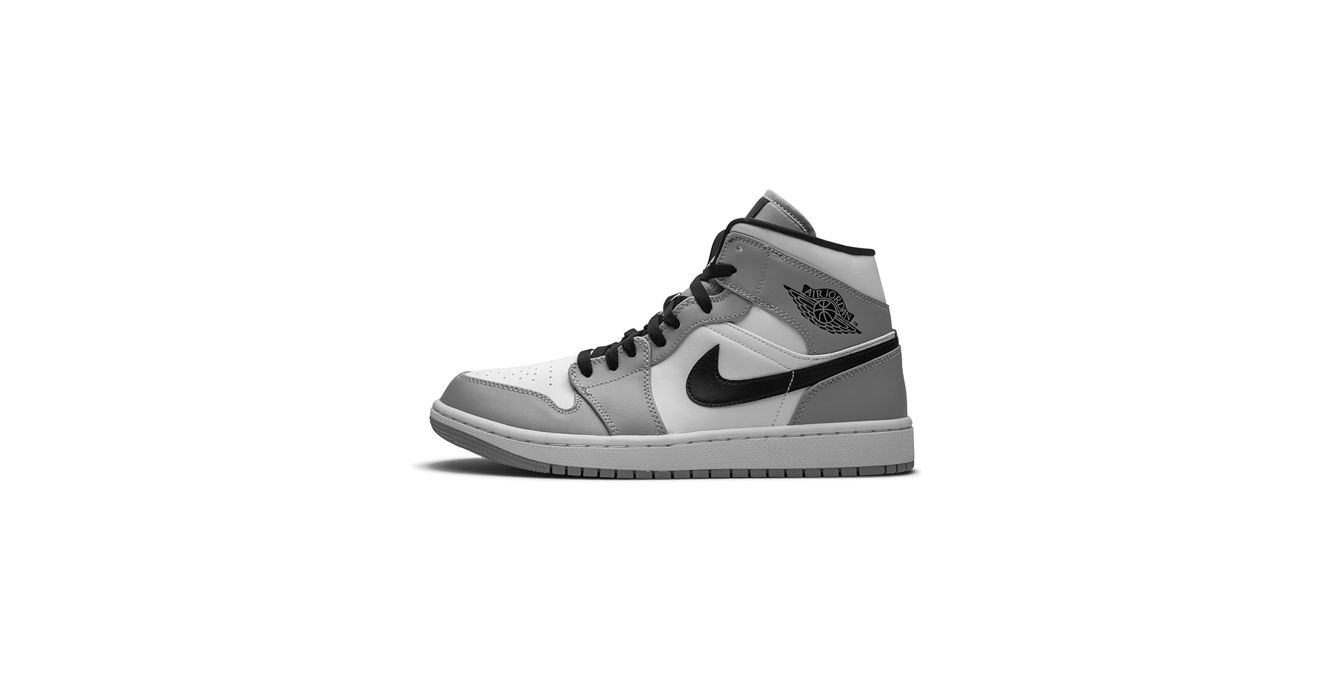 シューズ(男性用) Nike Air Jordan 1 MID LIGHT SMOKE GREY Air Jordan 1 Mid Light Smoke Grey Anthracite 554724-078
